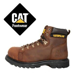 CAT Troy ST CSA 6 inch Steel Toe Boots - Size 8.5 Wide